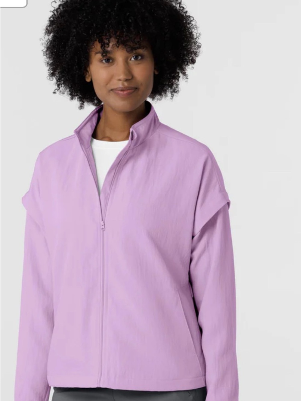 Wink BreezeBreaker Scrub Jacket Large Light Orchid